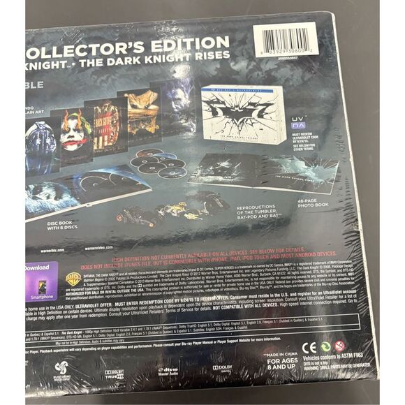 The Dark Knight Trilogy Ultimate Collectors Edition Blu-ray-NEW - Picture 6 of 6